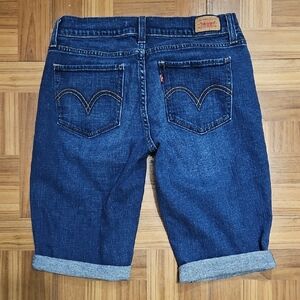 Levi's 524 bermuda cut off shorts